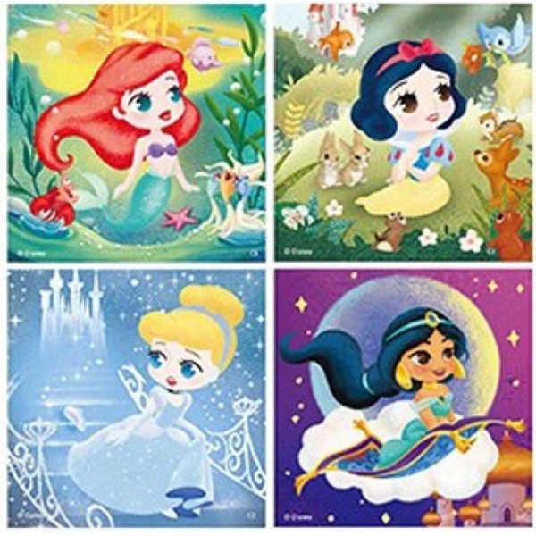 迪士尼公主 - 幼幼拼圖 C4 (4 件) - Disney - BabyOnline HK