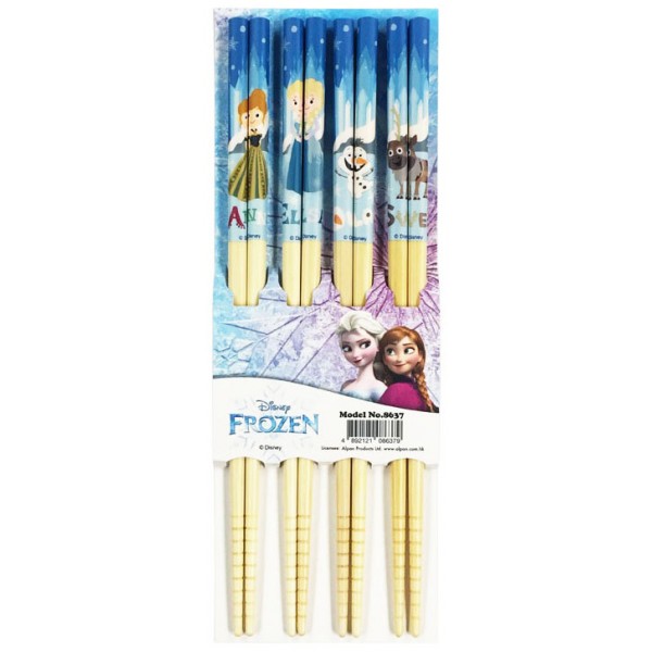 Frozen II - Bamboo Chopsticks 22.5cm (4 pairs) - Disney - BabyOnline HK