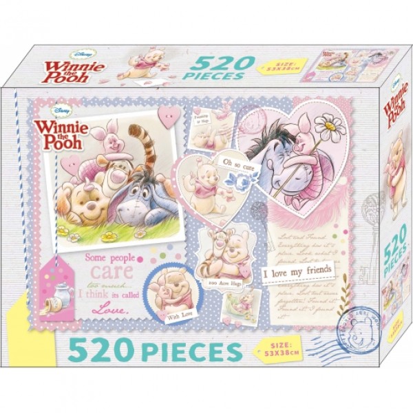 小熊維尼 - Jigsaw Puzzle - 520片盒裝拼圖 - Disney - BabyOnline HK