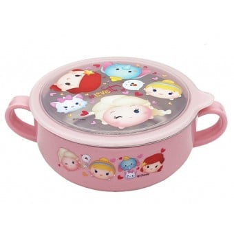 Tsum Tsum Disney Princess - Stainless Steel Bowl with Lid