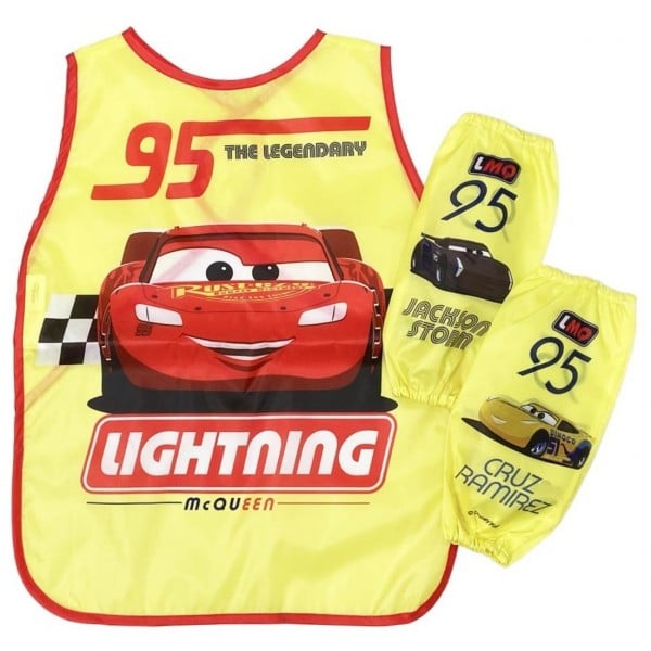 Cars 3 (Lightning McQueen) - Apron & Sleeves Set - Disney - BabyOnline HK