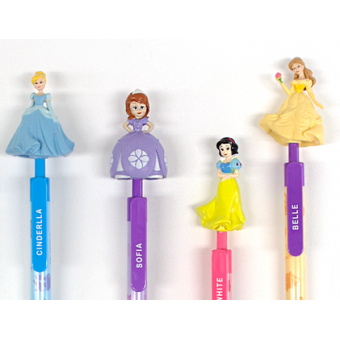 Disney Princess - Pen with 3D Princess (Set of 4)