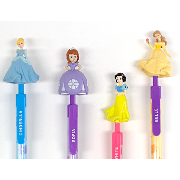 Disney Princess - Pen with 3D Princess (Set of 4) - Disney - BabyOnline HK