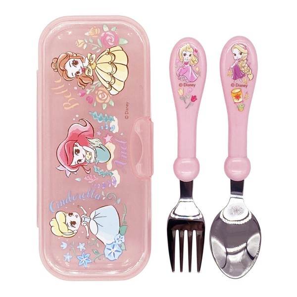 Disney Princess - Stainless Steel Spoon & Fork with Case - Disney - BabyOnline HK