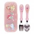 Disney Princess - Stainless Steel Spoon & Fork with Case