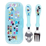 Mickey & Friends - Stainless Steel Spoon & Fork with Case - Disney - BabyOnline HK