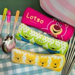 Winnie the Pooh - 304 Stainless Steel Spoon & Chopsticks with Holder - Disney - BabyOnline HK