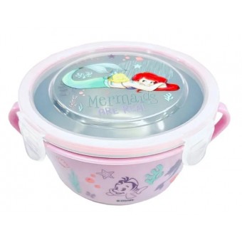 Disney Princess - Bowl with Stainless Steel inner and Lid 450ml