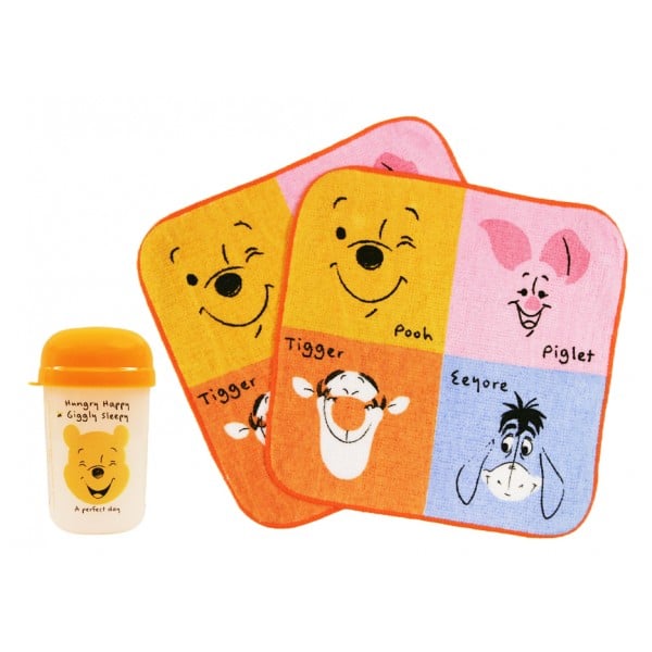 小熊維尼 - 手巾仔 + 小盒 (橙) - Disney - BabyOnline HK