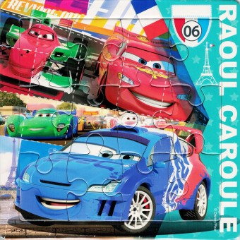 Cars - Puzzle J (12 pcs)