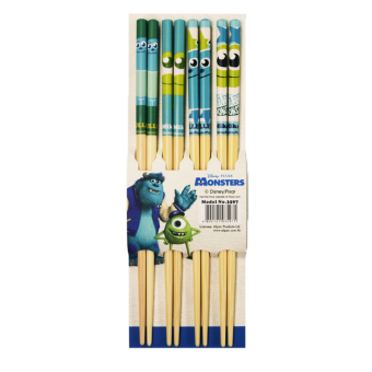 Monster University - Bamboo Chopsticks 22.5cm (4 pairs)