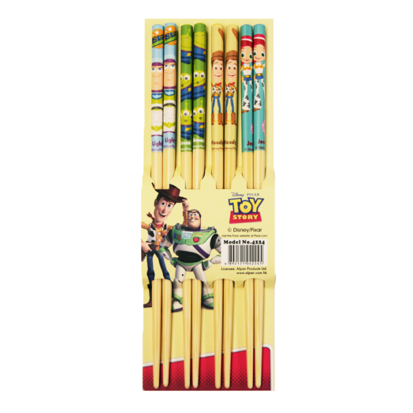 Toy Story - Bamboo Chopsticks 22.5cm (4 pairs) - Disney - BabyOnline HK