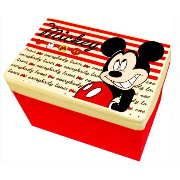 二合一玩具箱 (米奇老鼠) - 46 x 30 x 30cm - Disney - BabyOnline HK