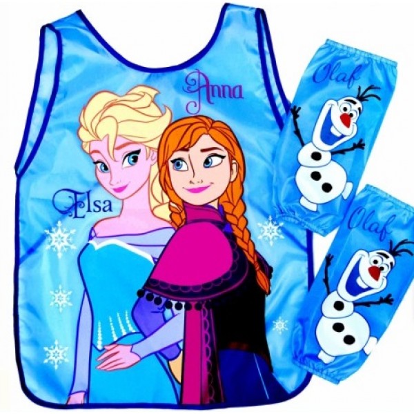 Frozen - Apron & Sleeves Set (Blue) - Disney - BabyOnline HK