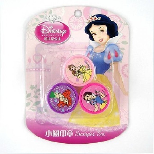 迪士尼公主小圓印仔 (三個裝) - Disney - BabyOnline HK