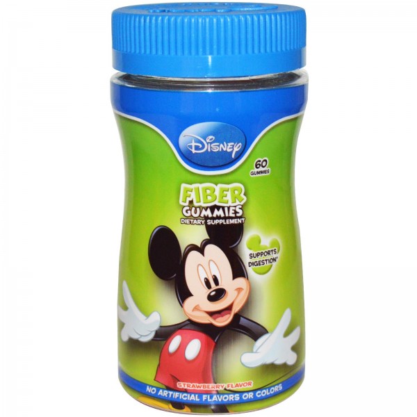 Mickey Fiber Gummies - 60 Gummies - Disney - BabyOnline HK