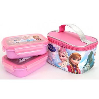 Disney FROZEN - Lunch Boxes with Carrying Bag