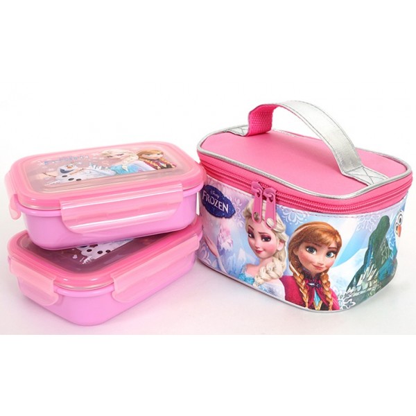 Disney FROZEN - Lunch Boxes with Carrying Bag - Lilfant - BabyOnline HK