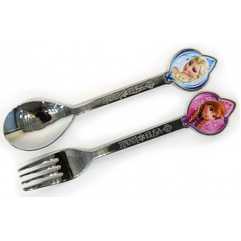 Disney FROZEN - Stainless Steel Spoon & Fork Set