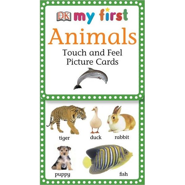 My First Touch and Feel Pictures Cards - Animals - DK - BabyOnline HK