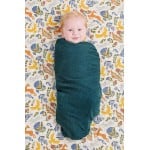 DockATot 竹纖維嬰兒包巾 - 林地與墨藍綠色 - DockATot - BabyOnline HK