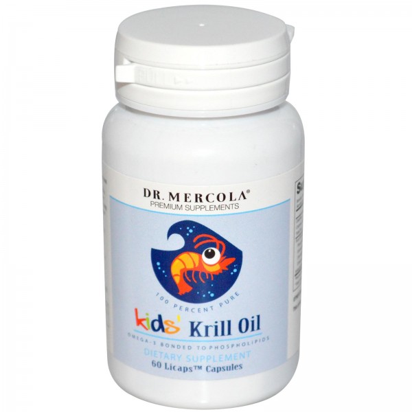Kids' Krill Oil - 60 Licaps Capsules - Dr Mercola - BabyOnline HK