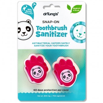 Kid's Snap-On Toothbrush Sanitizer (2 pcs)