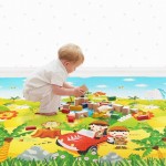 Kids Green PlayMat - Safari Tour (Medium) 15mm - Dwinguler - BabyOnline HK