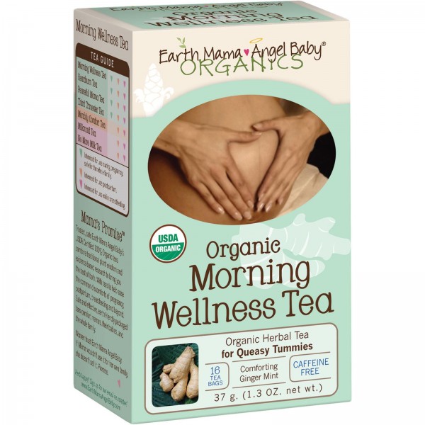 Organic Morning Wellness Tea (16 tea bags) - Earth Mama Angel Baby - BabyOnline HK