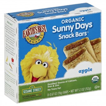 Organic Sunny Day Snack Bars (Apple) 150g [8 Bars]