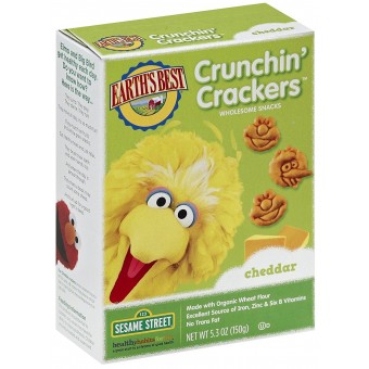 Organic Crunchin' Crackers (Cheddar) 150g