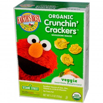 Organic Crunchin' Crackers (Veggie) 150g