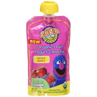 Organic Fruit Yogurt Smoothie (Mixed Berry) 120g