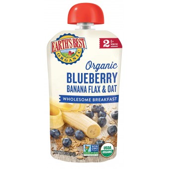 Organic Blueberry Banana Flax & Oat 113g