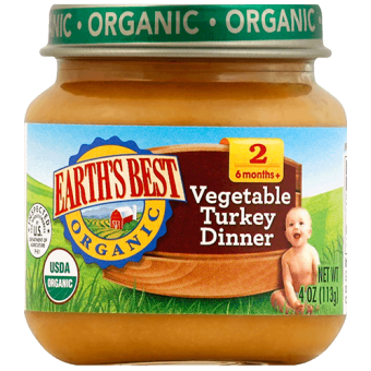 Organic Vegetable Turkey Dinner 113g