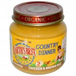 Organic Chicken & Brown Rice 113g - Earth's Best - BabyOnline HK