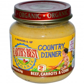 Organic Beef, Carrots & Corn 113g