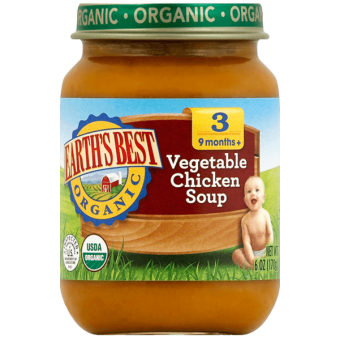 Organic Vegetable Chicken Soup 170g