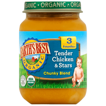 Organic Tender Chicken & Stars (Chunky Blend) 170g