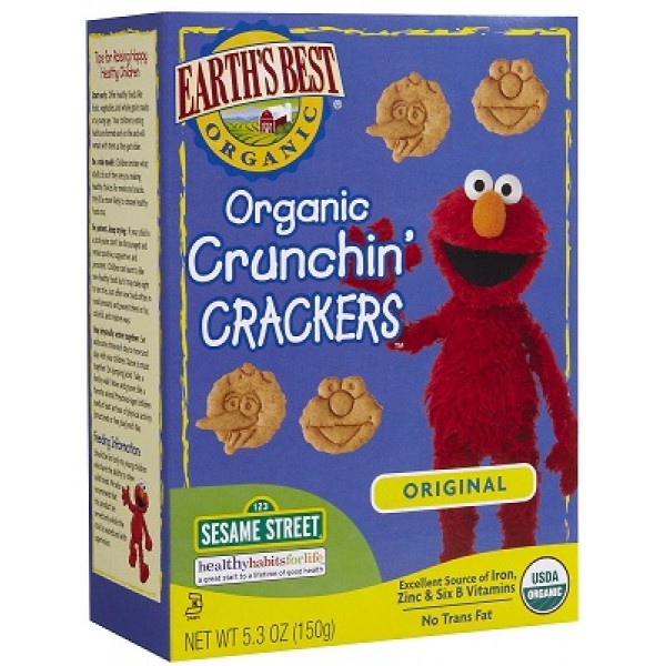 Organic Crunchin' Crackers (Original) 150g - Earth's Best - BabyOnline HK