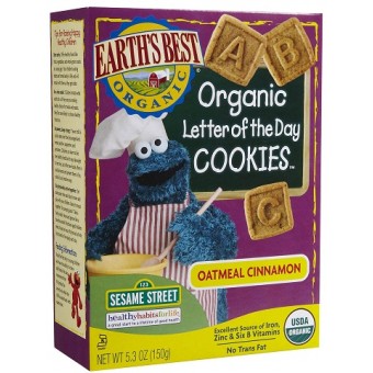 Organic Letter of the Day Cookies - Oatmeal Cinnamon (150g)
