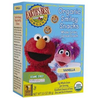 Organic Smiley Snacks (Vanilla) 99g
