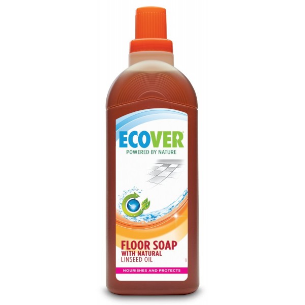 Floor Soap with Natural Linseed Oil 1000ml - Ecover - BabyOnline HK