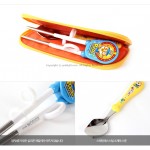 Pororo Training Chopsticks, Spoon with Holder - Edison - BabyOnline HK
