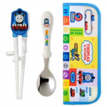 Thomas - Training Chopsticks, Spoon with Holder