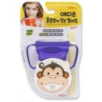 No-Spill Training Straw Cup - Monkey 250ml - Edison - BabyOnline HK
