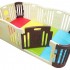 Baby Bear Zone Play-Yard (L) + Rainbow Playmat