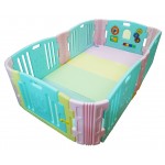 Happy Baby Room Play-Yard 129 x 215 (Candy) + Candy Playmat - Edu Play - BabyOnline HK