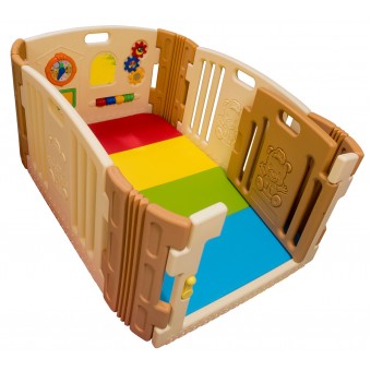 Happy Baby Room Play-Yard 90 x 136 + Rainbow Playmat