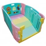 Happy Baby Room Play-Yard 90 x 136 (Candy) + Candy/Milky Playmat - Edu Play - BabyOnline HK